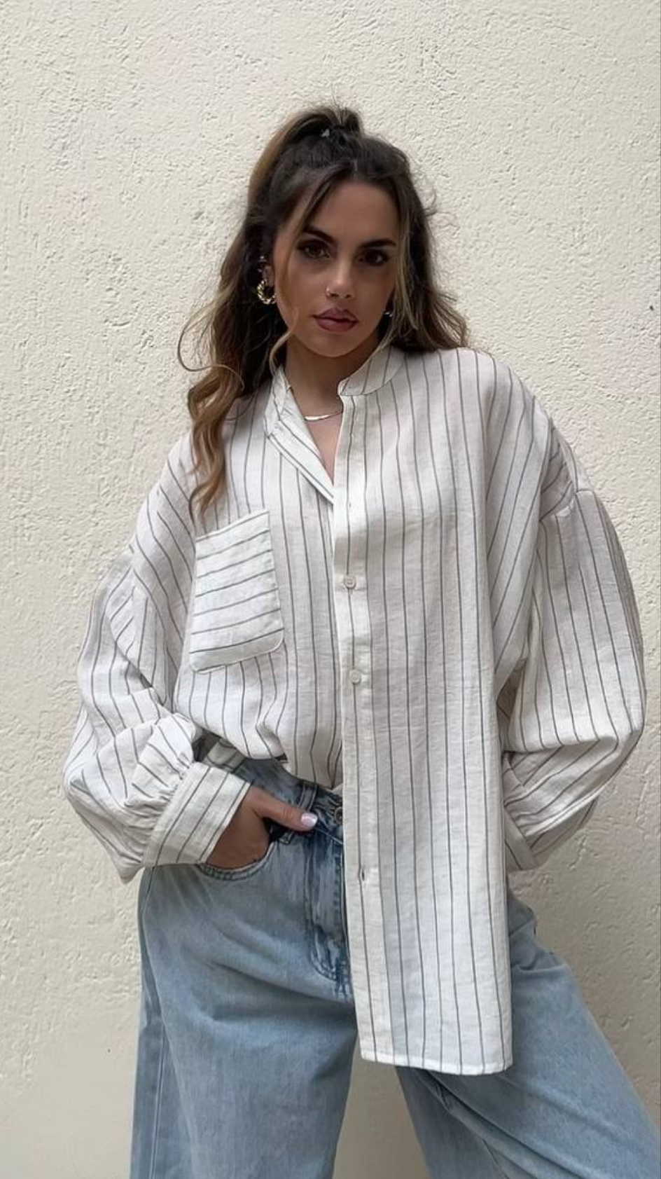 Camicia a righe