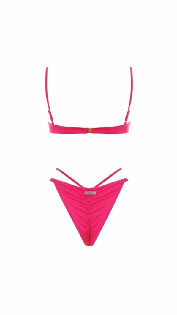 Marina lycra lucida fucsia