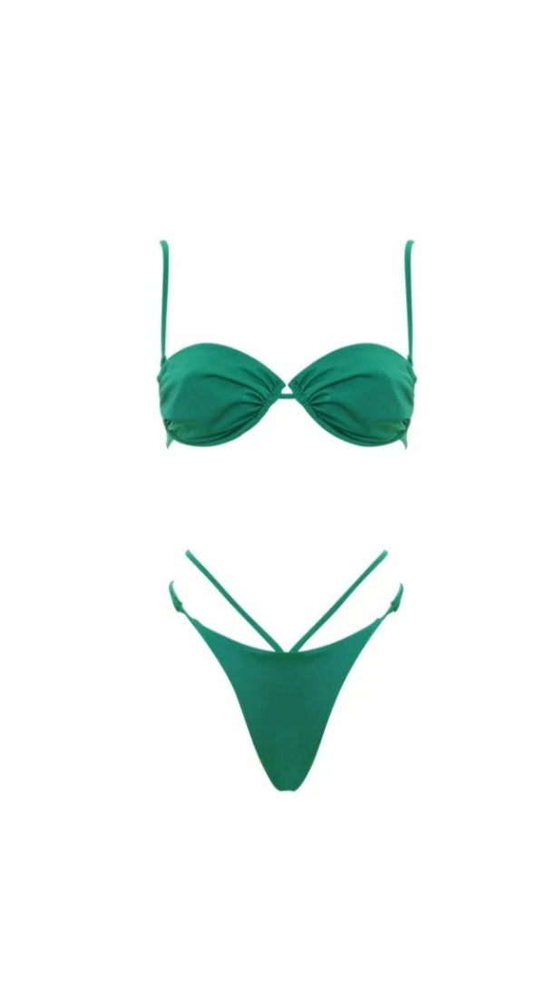 Marina lycra lucida verde