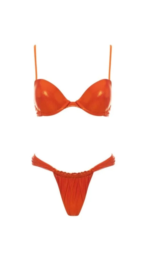 Lena tulle arancio