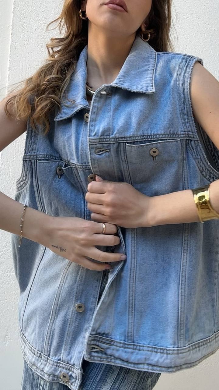 Gilet denim