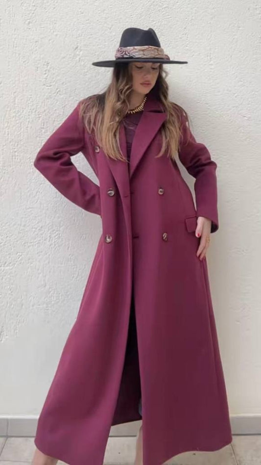 Cappotto cloe bordeaux
