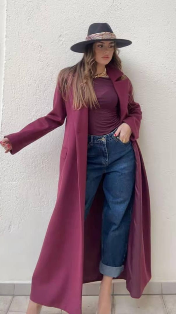 Cappotto cloe bordeaux