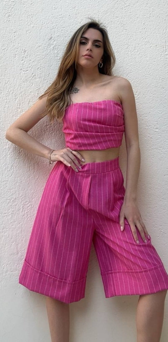 Short gessato