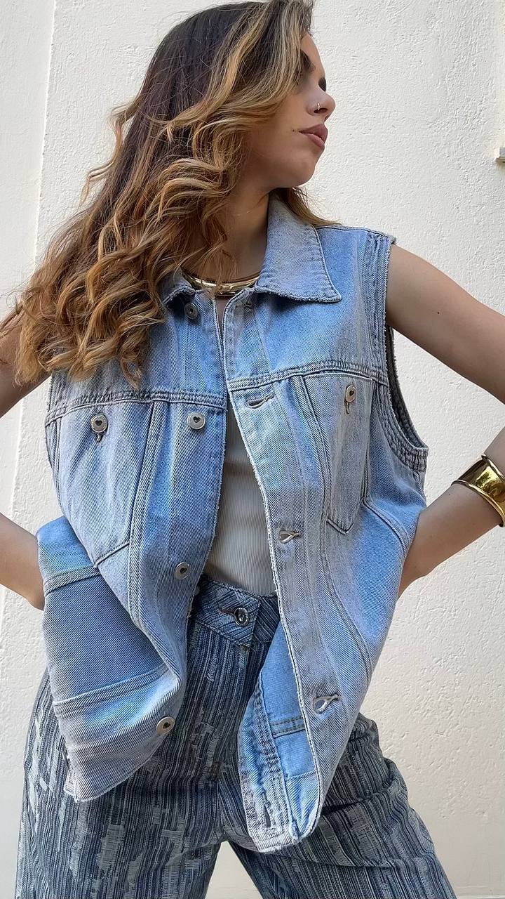 Gilet denim