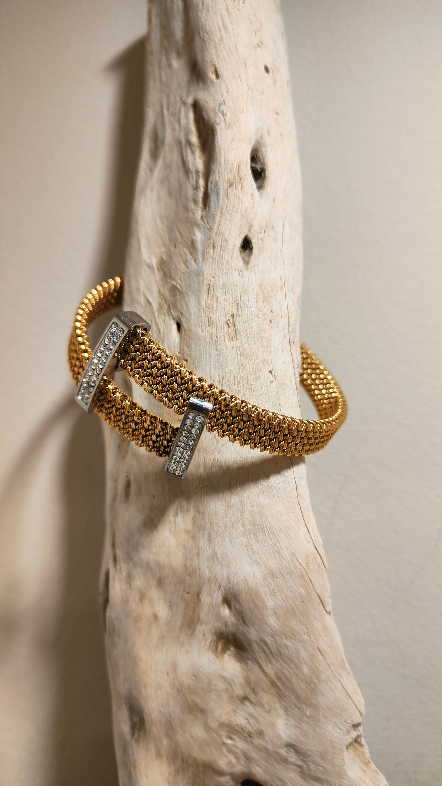 Bracciale acciao elastico