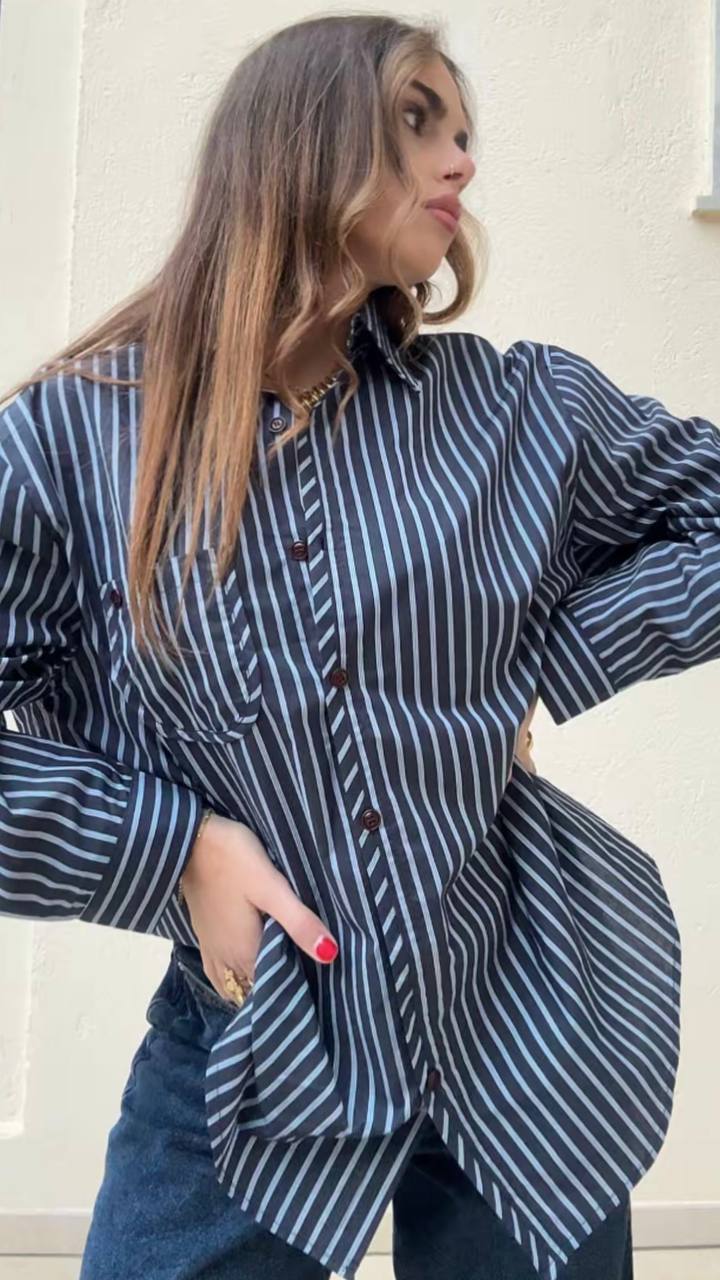 Camicia a righe
