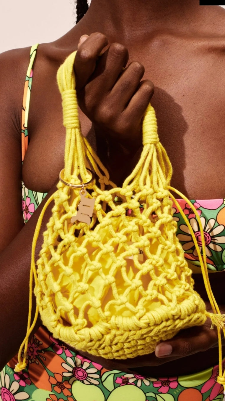 PETIT SAC DE PLAGE LIPARI GIALLO