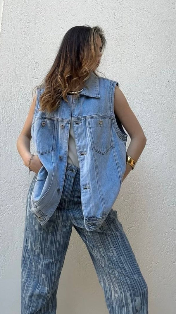 Gilet denim