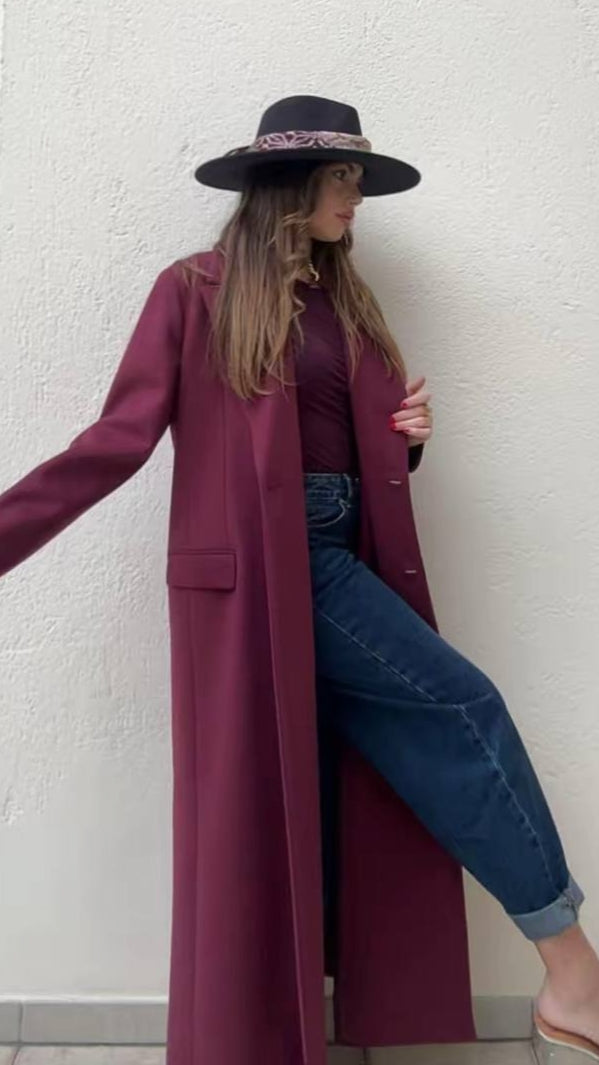 Cappotto cloe bordeaux
