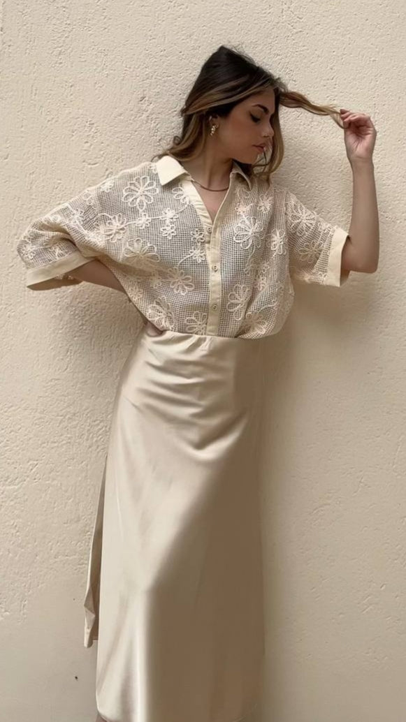 Camicia crochet
