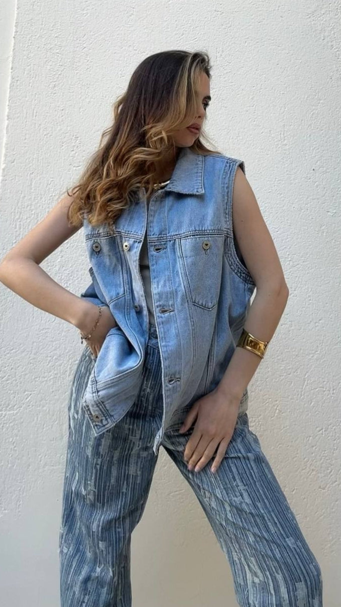 Gilet denim