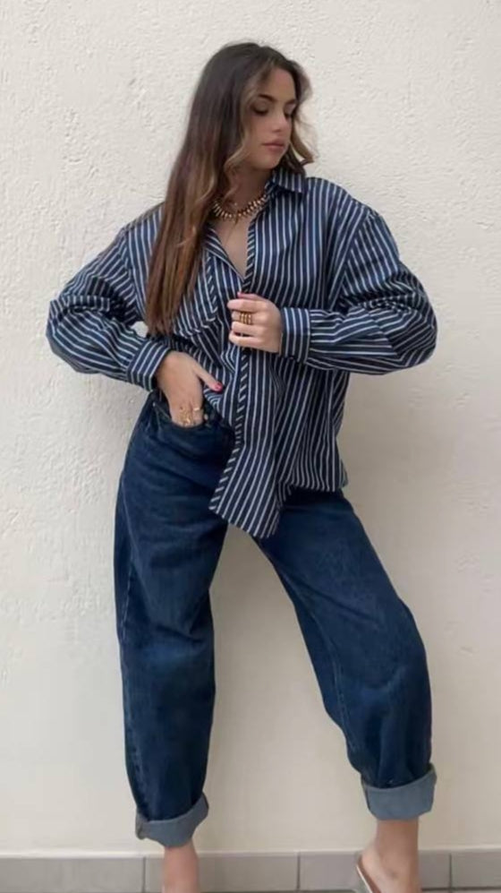 Camicia a righe