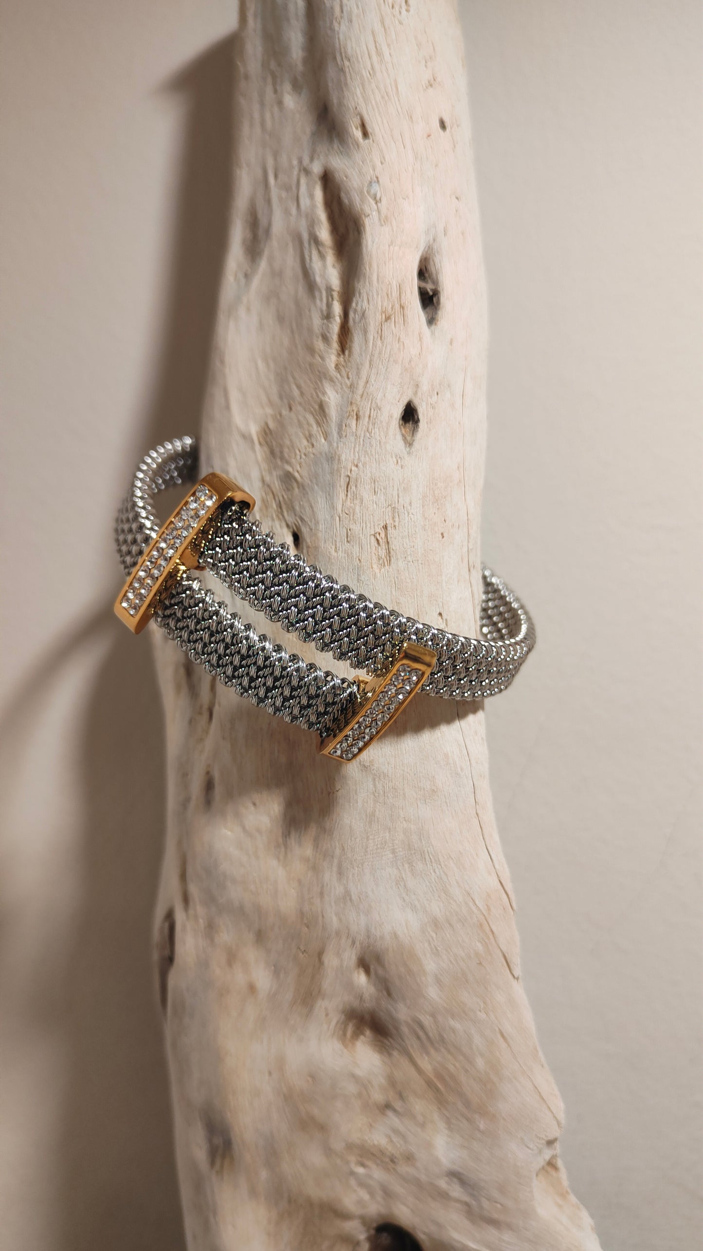 Bracciale acciao elastico