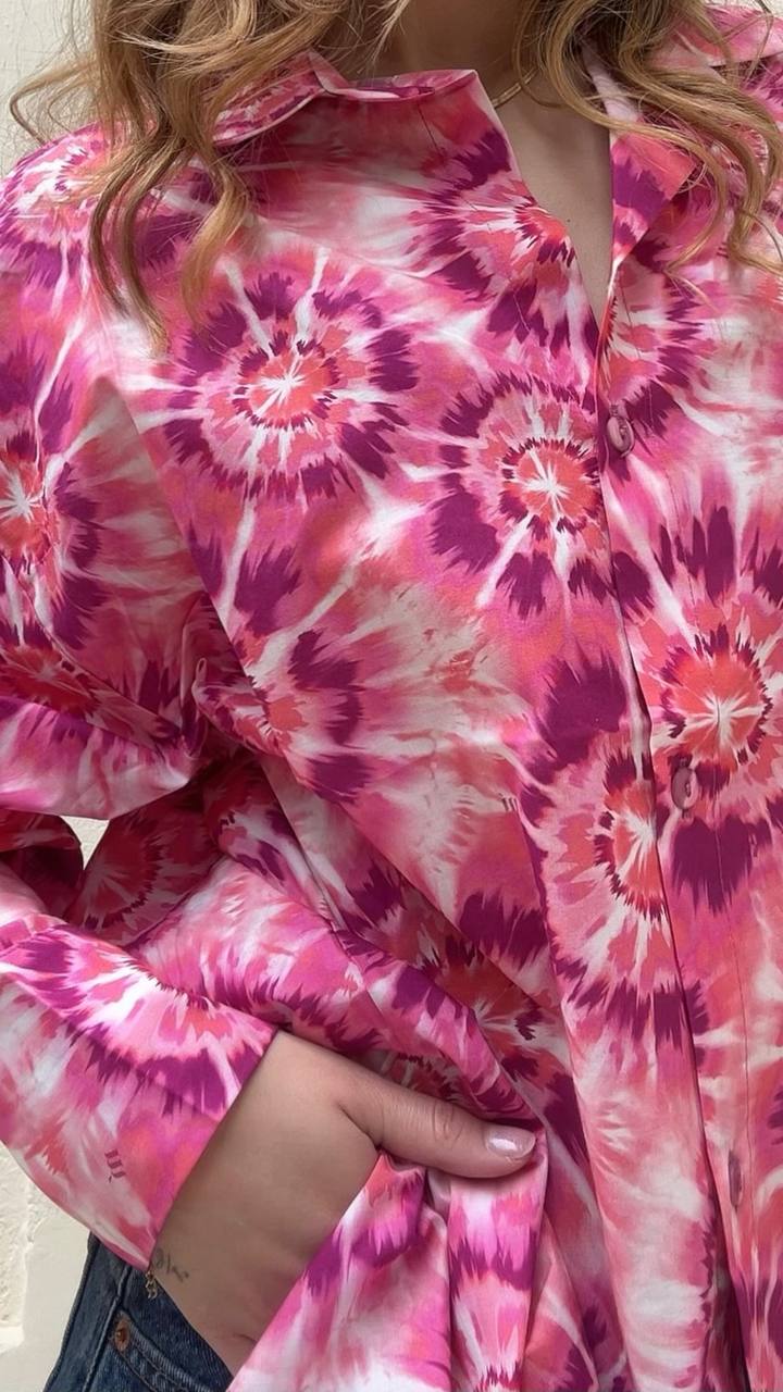 Camicia evelyne tiè die rosa