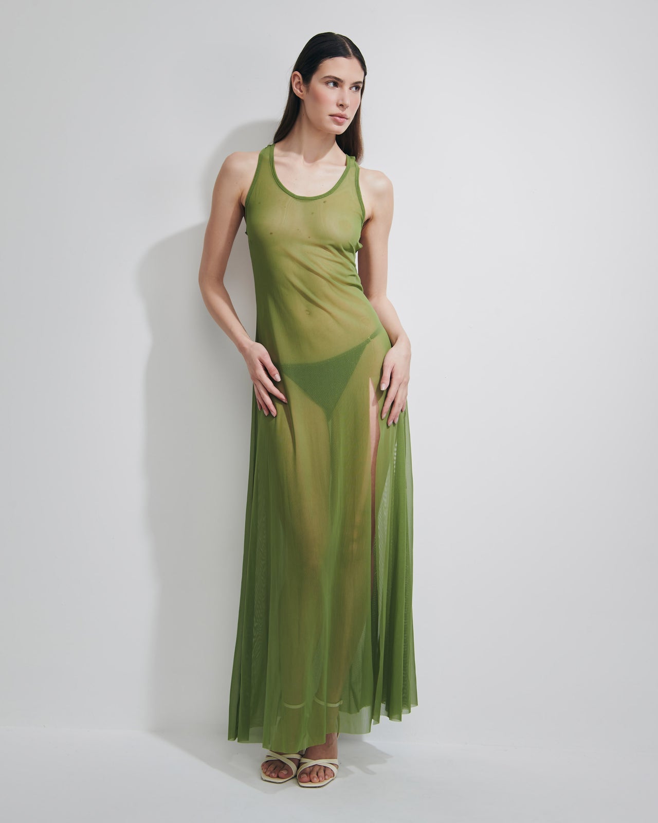 Angelina tulle verde