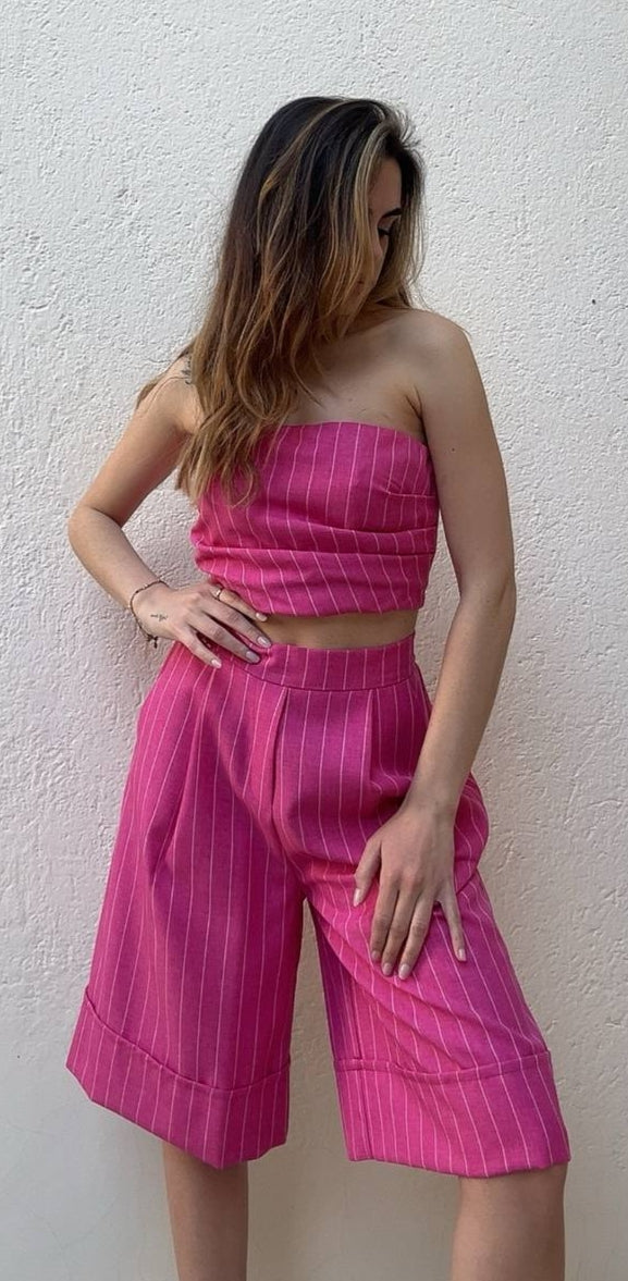 Short gessato
