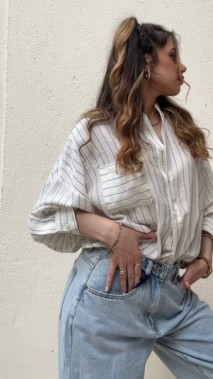 Camicia a righe