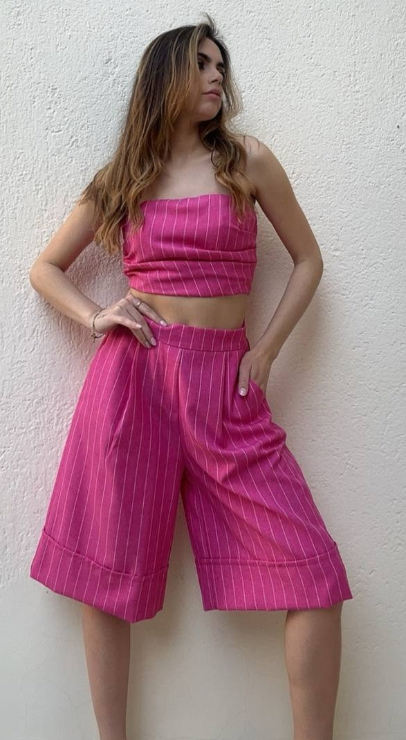 Short gessato