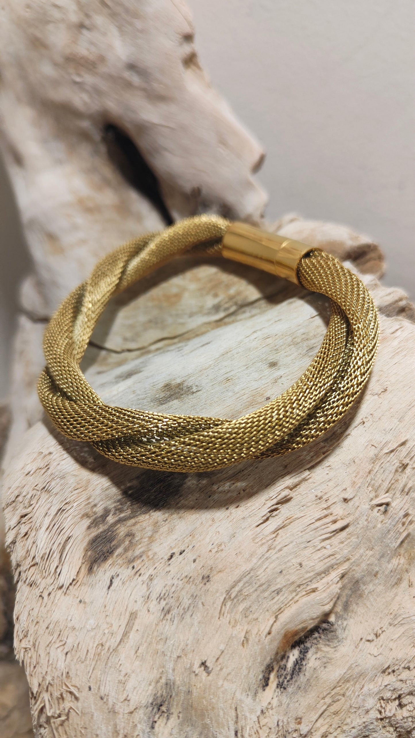 Bracciale acciao elastico