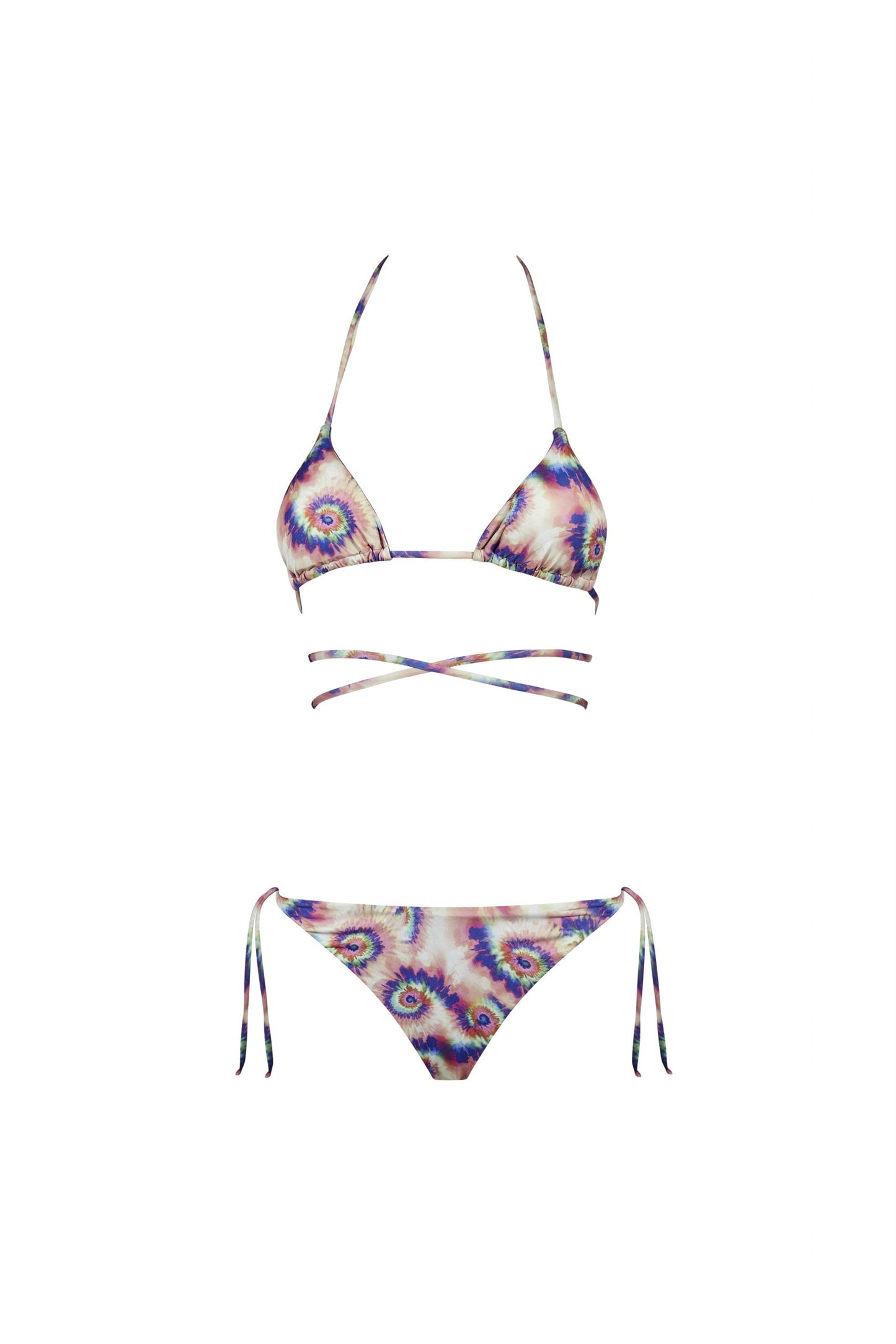 Bikini kate tie dye viola art 4005