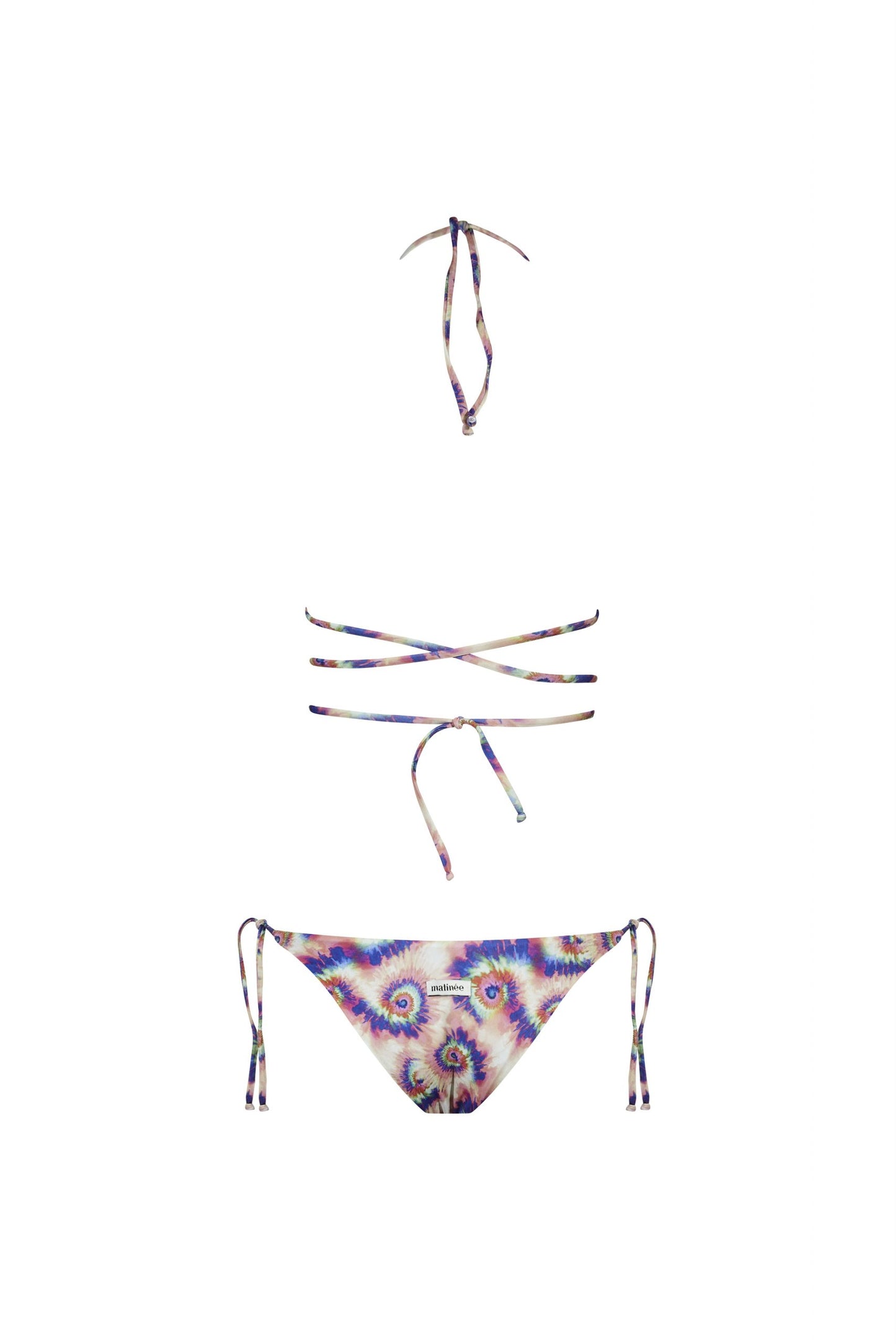 Bikini kate tie dye viola art 4005