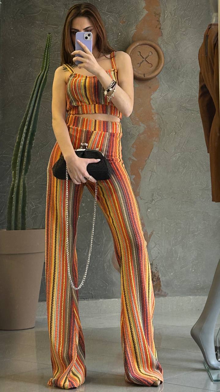 Pantalone multicolor