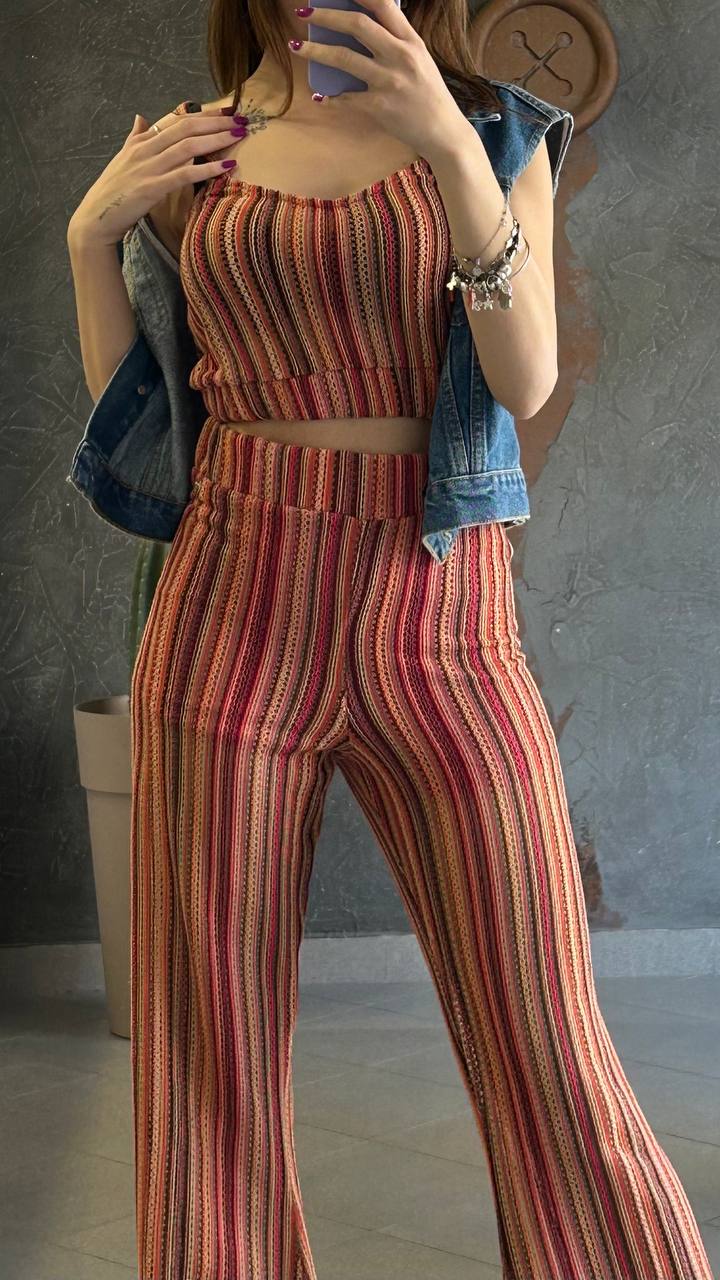 Pantalone multicolor