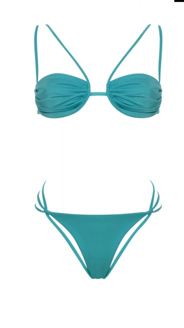 Bikini Elettra verde acqua CB5002