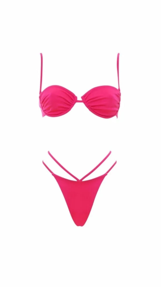 Marina lycra lucida fucsia