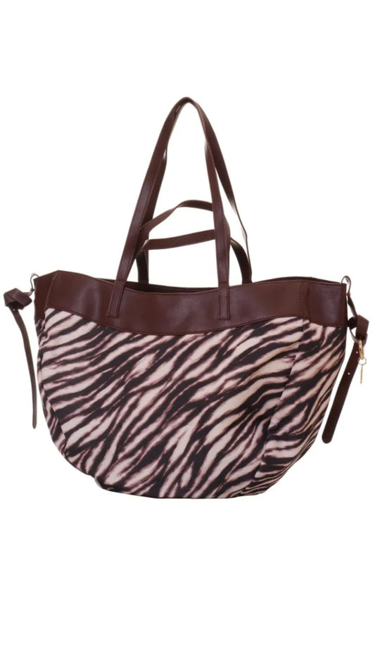 Borsa Roma zebrato