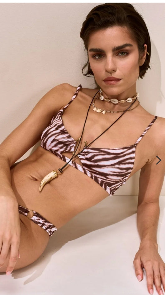 Federica zebrato marrone
