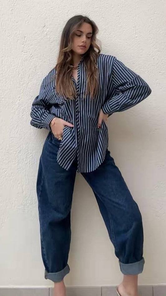 Camicia a righe