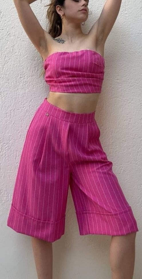Short gessato
