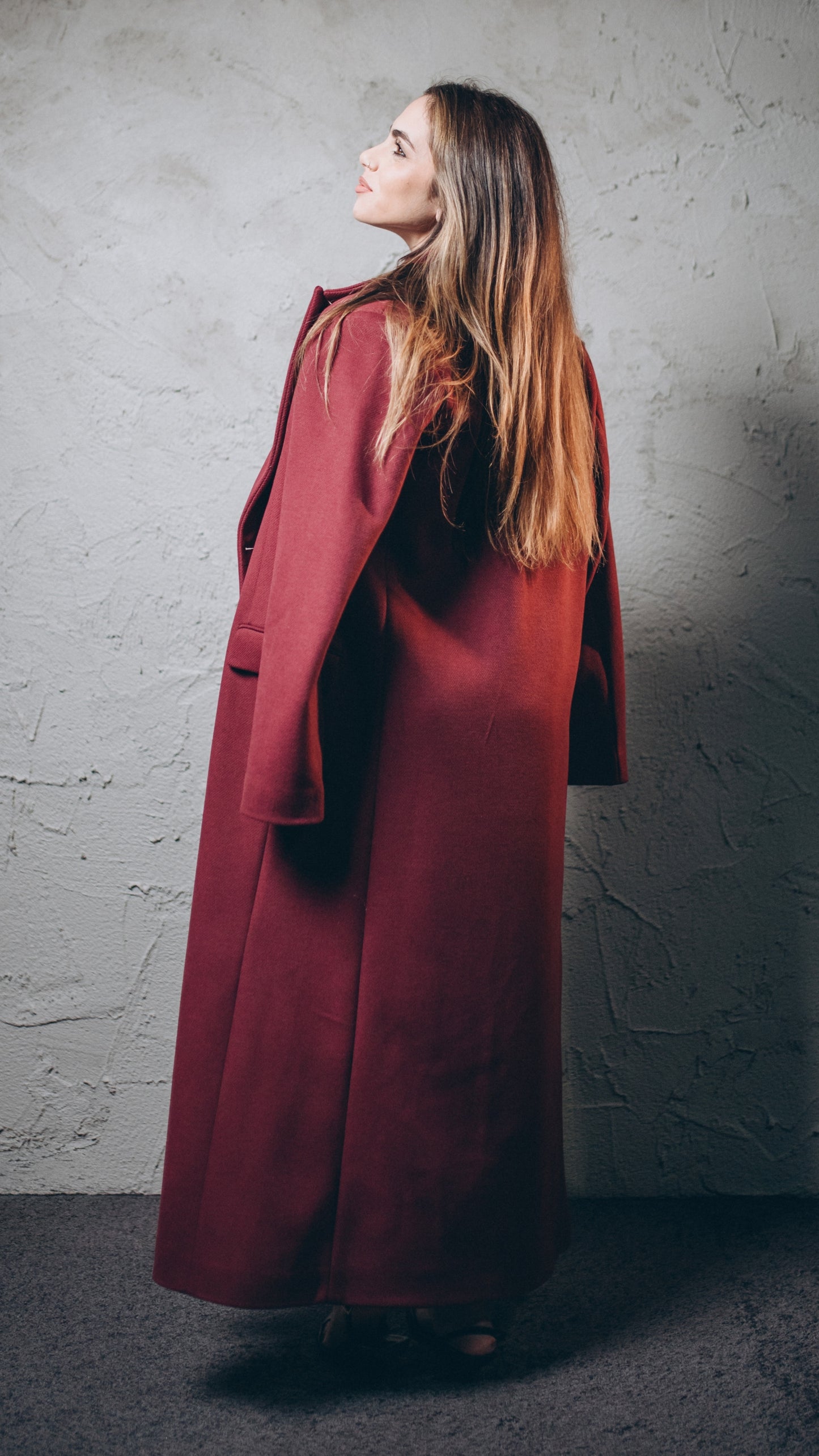 Cappotto cloe bordeaux