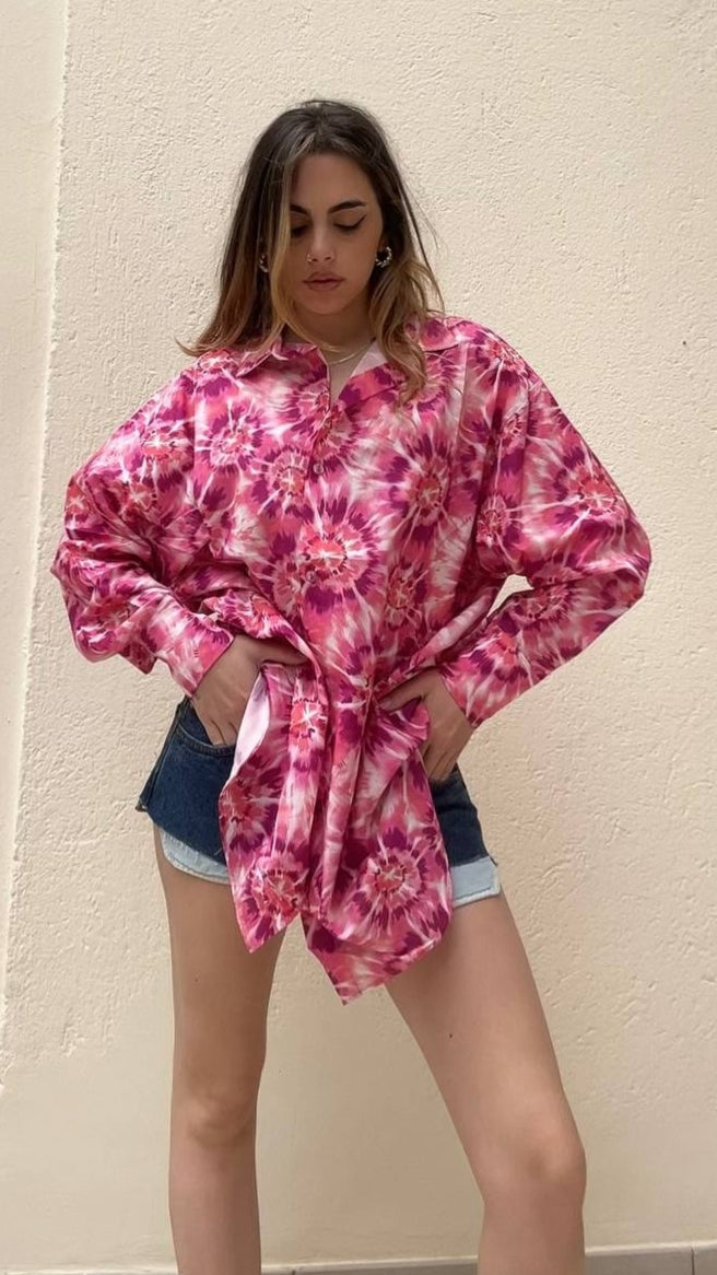 Camicia evelyne tiè die rosa