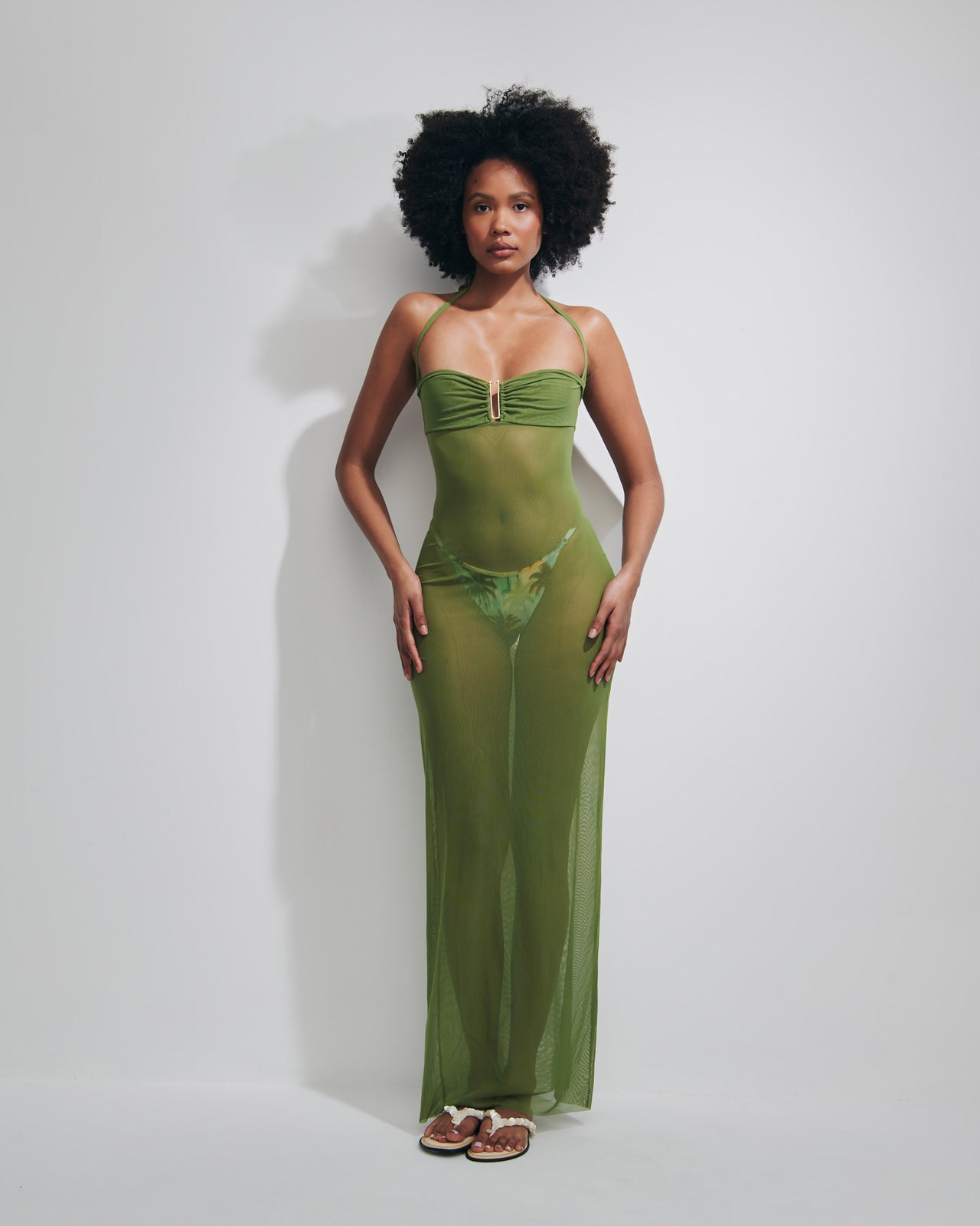 Milva tulle verde