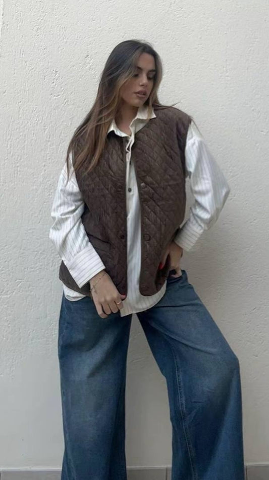 Gilet trapuntato