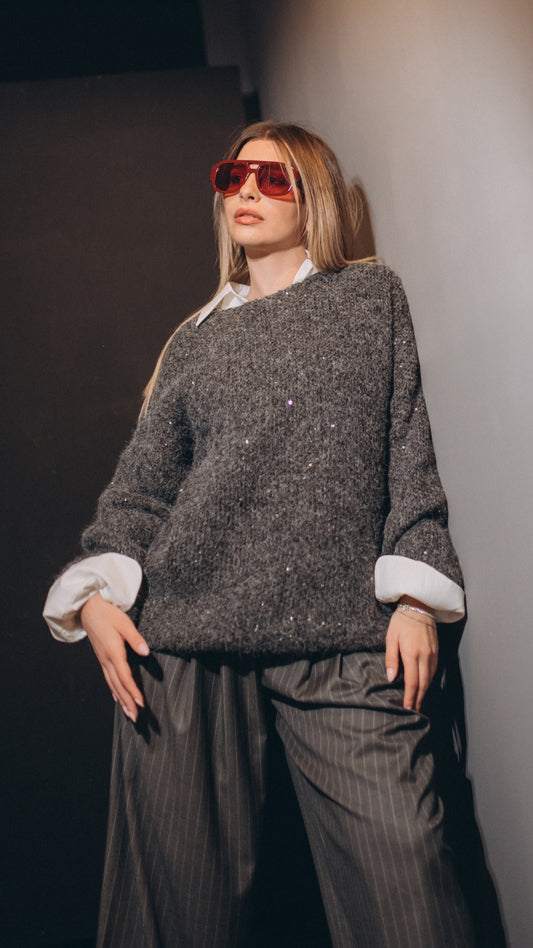 Maglione glitter