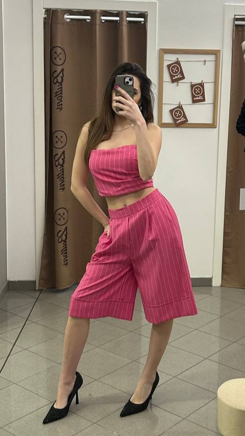 Short gessato